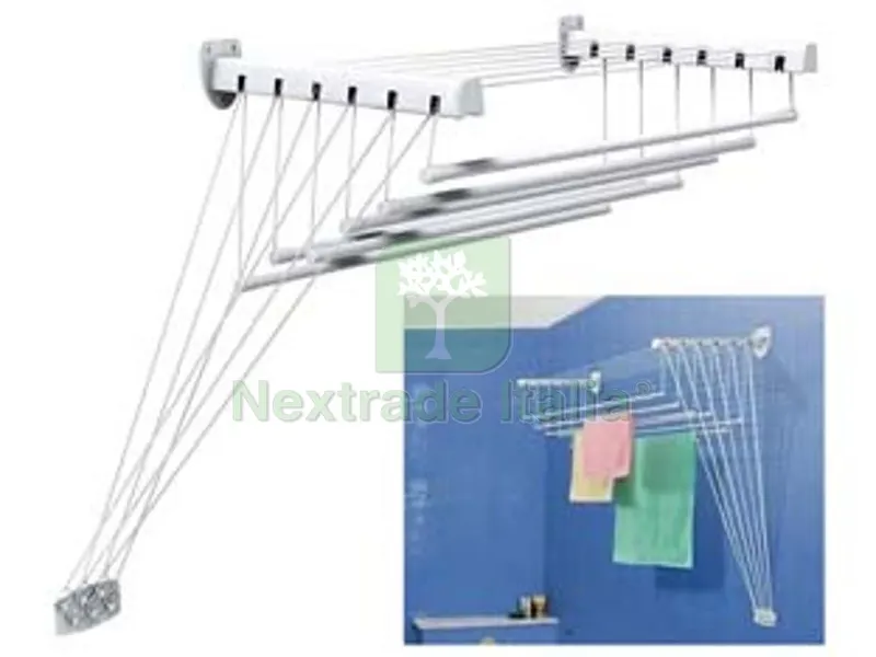 STENDIBIANCHERIA "LIFT" - cm.100 - circa ml.6 per stendere — Stendibiancheria e bucato — rif. FERX.FER332941 STENDIBIANCHERIA "LIFT" - cm.100 - circa ml.6 per stendere — Stendibiancheria e bucato — rif. FERX.FER332941