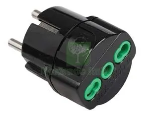 5PZ ADATTATORE SCHUKO 2 POLI + TERRA 16A — Interruttori e prese — rif. FERX.FER333337