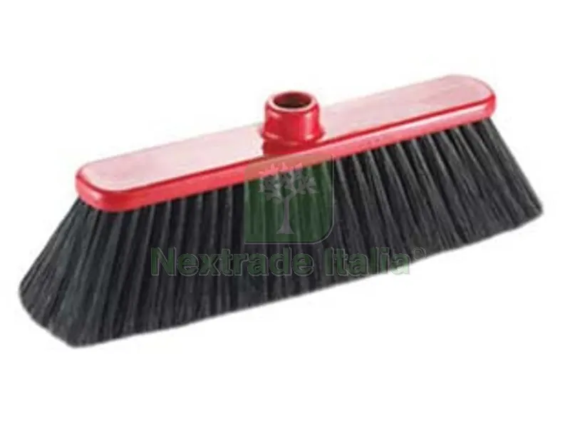 12PZ Scopa Domestica Mary Testa Rossa - cm.31x5x9h. — Casalinghi e organizzazione — rif. FERX.FER334631