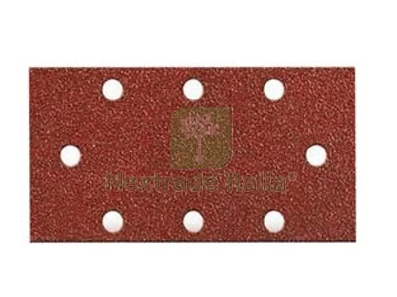 fogli carta abrasiva forata con per levigatrici fori a circolo - grana 80 blister da pz.6 — Punte, frese e dischi — rif. FERX.FER334778 fogli carta abrasiva forata con per levigatrici fori a circolo - grana 80 blister da pz.6 — Punte, frese e dischi — rif. FERX.FER334778