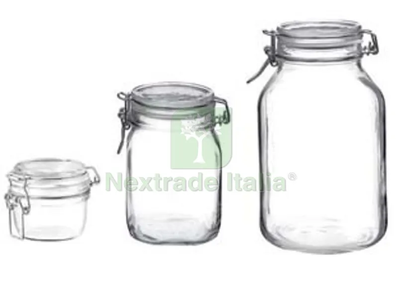 6PZ VASO VETRO FIDO ERMETICO - ? mm.125 ml.2000 — Vasi e fioriere — rif. FERX.FER334860