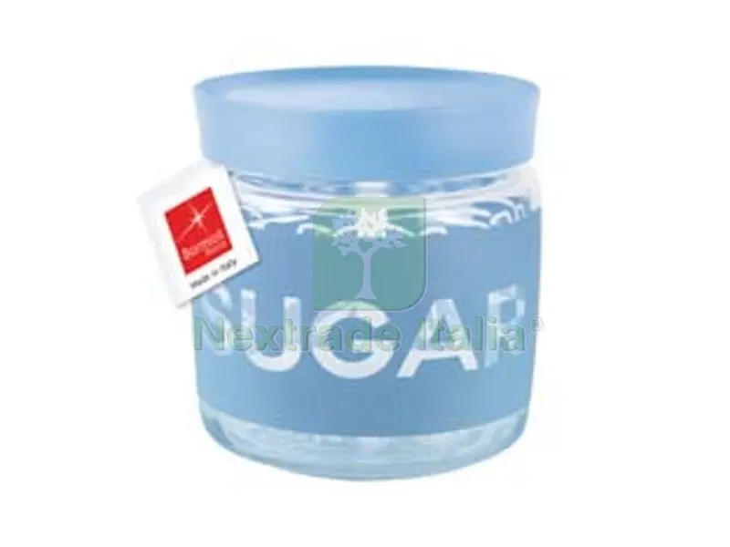 6PZ BARATTOLO "GIARA" SOFT SUGAR - ? mm.106 cl.75 - altezza mm.126 — Accessori bagno — rif. FERX.FER335010 6PZ BARATTOLO "GIARA" SOFT SUGAR - ? mm.106 cl.75 - altezza mm.126 — Accessori bagno — rif. FERX.FER335010