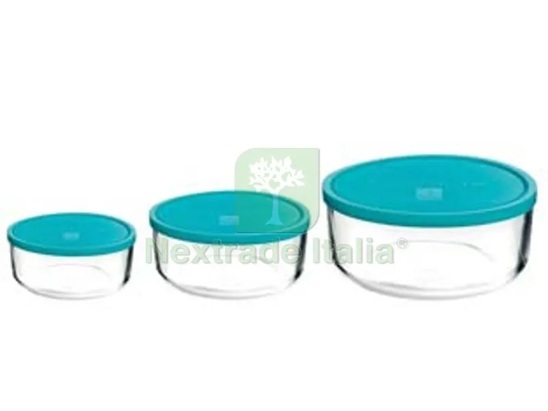 6PZ CONTENITORI "FRIGOVERRE CLASSIC" TONDO - ? mm.180 - cl.125 — Accessori bagno — rif. FERX.FER335515