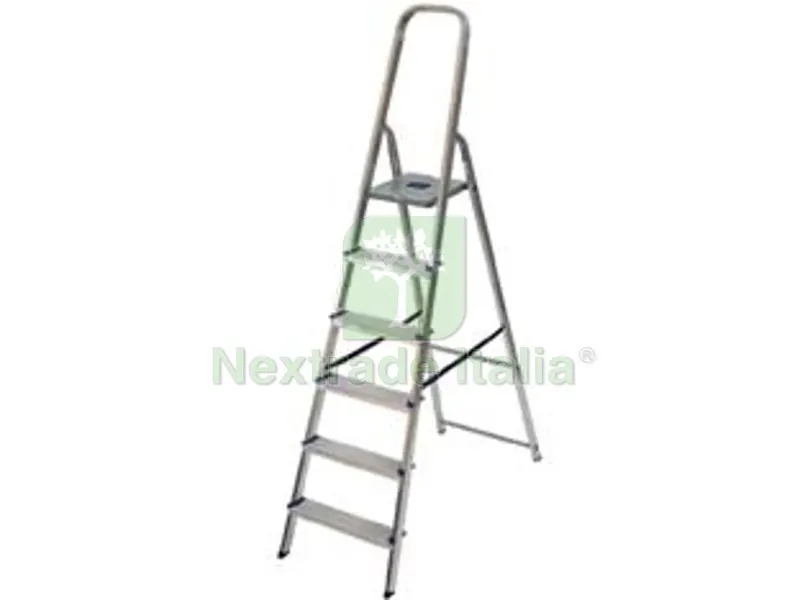 Scala in Alluminio Alfa Euroscala EN131 8 gradini cm.53x232h (171h pedana) kg.7,8 — Scale e sgabelli — rif. FERX.FER335652