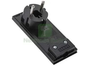3PZ SPINA CLOCK SALVA SPAZIO SCHUKO 2 POLI + TERRA — Interruttori e prese — rif. FERX.FER335973 3PZ SPINA CLOCK SALVA SPAZIO SCHUKO 2 POLI + TERRA — Interruttori e prese — rif. FERX.FER335973