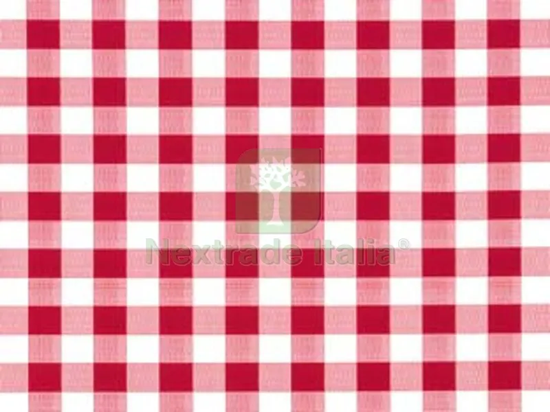 20MT Tovagliato Sunny Felpato Quadrettato Rosso - cm.140h, rotolo da mt.20 — Tessili e biancheria casa — rif. FERX.FER336079 20MT Tovagliato Sunny Felpato Quadrettato Rosso - cm.140h, rotolo da mt.20 — Tessili e biancheria casa — rif. FERX.FER336079