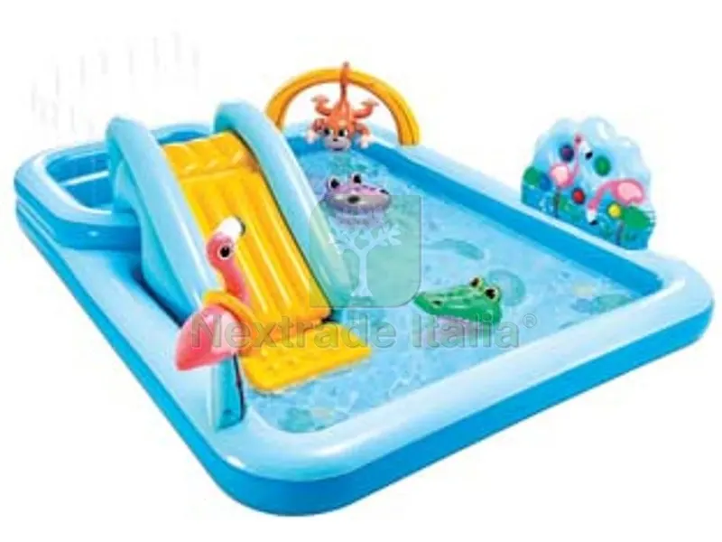 piscina gonfiabile "jungle adventure play center" +2 anni - cm.244x198x71h. - peso kg.7,10 (57161) — Gonfiabili e galleggianti — rif. FERX.FER336710 piscina gonfiabile "jungle adventure play center" +2 anni - cm.244x198x71h. - peso kg.7,10 (57161) — Gonfiabili e galleggianti — rif. FERX.FER336710