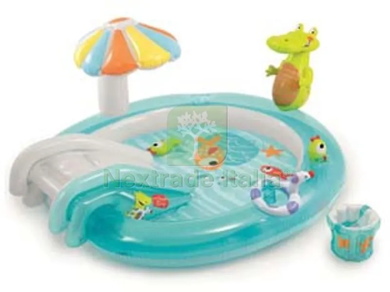 piscina gonfiabile "gator play center" +2 anni - cm.201x170x84h. - peso kg.3,9 (57165) — Gonfiabili e galleggianti — rif. FERX.FER336758 piscina gonfiabile "gator play center" +2 anni - cm.201x170x84h. - peso kg.3,9 (57165) — Gonfiabili e galleggianti — rif. FERX.FER336758