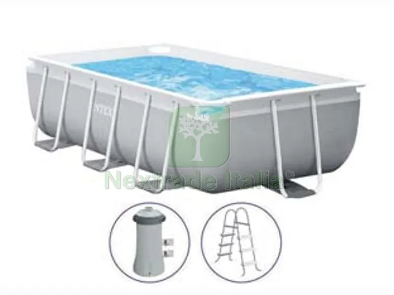 Piscina "prism Frame" Rettang. con TEL.PORTANTE con Pompa CM.300X175X80H. - Capacit? LT.3539 - Peso KG.48,3 (26784) — Tempo libero outdoor — rif. FERX.FER336826 Piscina "prism Frame" Rettang. con TEL.PORTANTE con Pompa CM.300X175X80H. - Capacit? LT.3539 - Peso KG.48,3 (26784) — Tempo libero outdoor — rif. FERX.FER336826