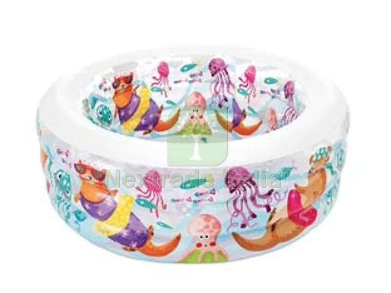 piscina gonfiabile tonda "aquarium" +6 anni - cm.152x56h. - peso kg.3,50 (58480) — Gonfiabili e galleggianti — rif. FERX.FER337045 piscina gonfiabile tonda "aquarium" +6 anni - cm.152x56h. - peso kg.3,50 (58480) — Gonfiabili e galleggianti — rif. FERX.FER337045