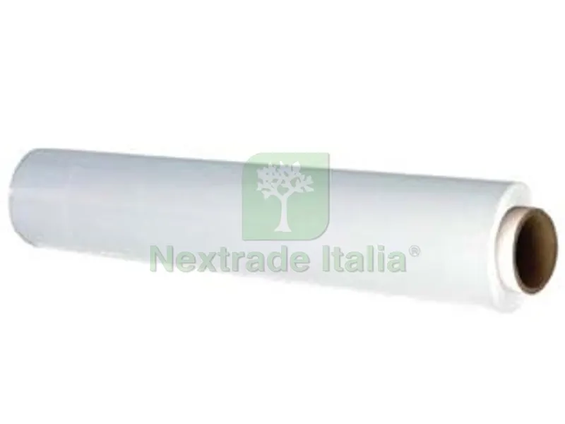Film Estensibile Macchinabile Anti UV 12 Mesi - cm.50h. lunghezza rotolo mt.1350 - spessore My23 — Teli e film di protezione — rif. FERX.FER337144