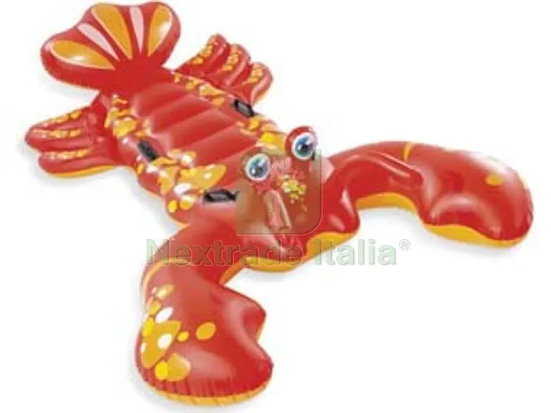 aragosta gonfiabile cavalcabile +3 anni - cm.213x137 - peso kg.2,10 (57533) — Gonfiabili e galleggianti — rif. FERX.FER337199