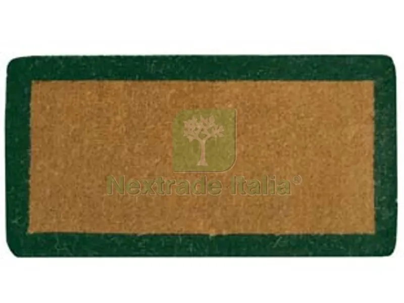 Zerbino Imperiale a Fascia Verde Spessore MM.38 - cm.35x70, spessore mm.38 — Casalinghi e organizzazione — rif. FERX.FER337472 Zerbino Imperiale a Fascia Verde Spessore MM.38 - cm.35x70, spessore mm.38 — Casalinghi e organizzazione — rif. FERX.FER337472