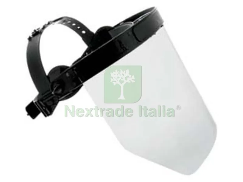 6PZ VISIERA DI PROTEZIONE IN POLICARBONATO schermo e tesina parasole, ampia superficie protettiva CE EN-166 — Scarichi e sifoni — rif. FERX.FER338059 6PZ VISIERA DI PROTEZIONE IN POLICARBONATO schermo e tesina parasole, ampia superficie protettiva CE EN-166 — Scarichi e sifoni — rif. FERX.FER338059