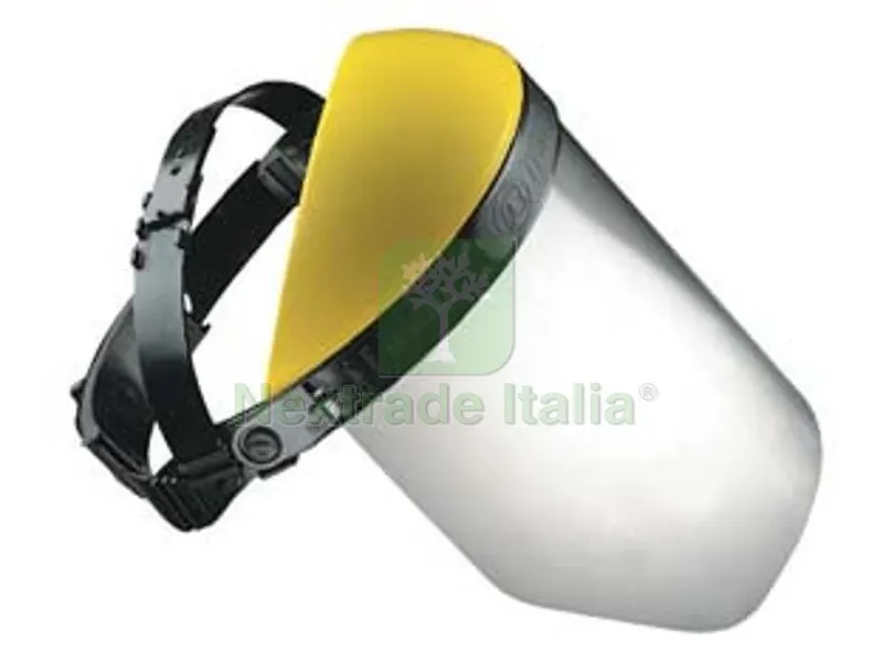 6PZ VISIERA DI PROTEZIONE PROFESSIONALE IN POLICARBONATO con fermatesta regolabile, CE EN-166 — Scarichi e sifoni — rif. FERX.FER388412
