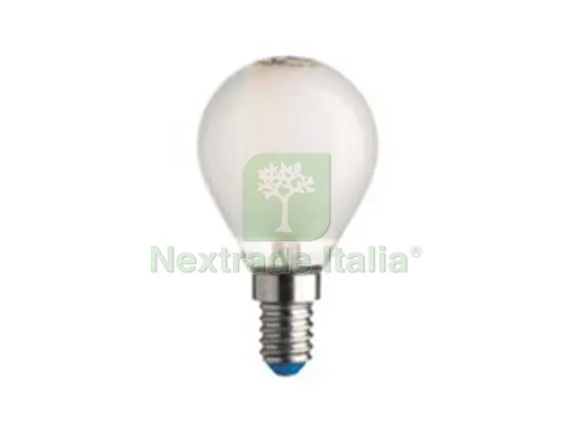 5BLISTER LAMPADA FILO LED SFERA STICK SATINATA E14 - 4.5w - 4000?K naturale - 470 lm - 45x80h — Illuminazione — rif. FERX.FER338455 5BLISTER LAMPADA FILO LED SFERA STICK SATINATA E14 - 4.5w - 4000?K naturale - 470 lm - 45x80h — Illuminazione — rif. FERX.FER338455