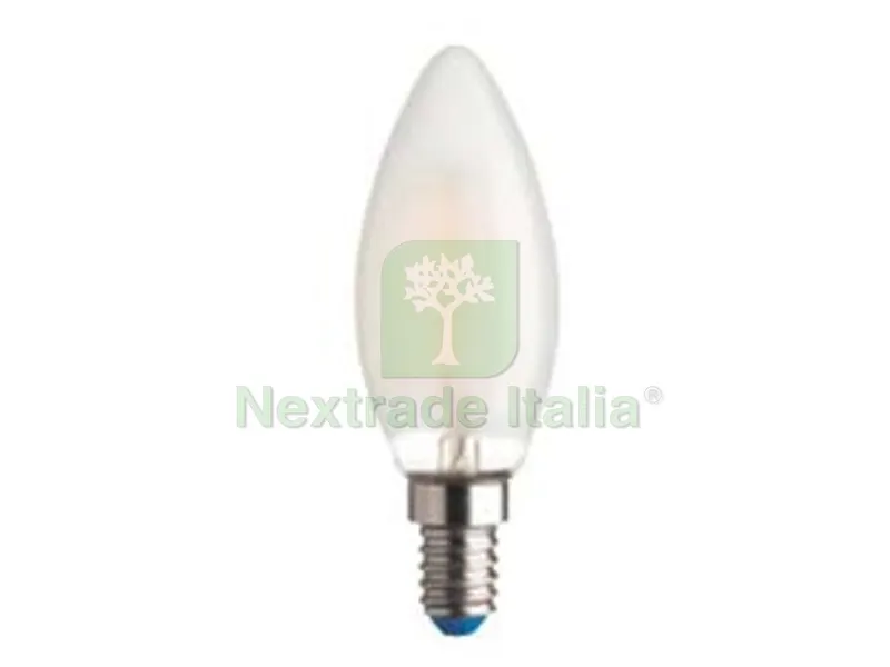 5BLISTER Lampada Filo LED Oliva Stick Satinata E14 - 4.5w - 2700?K calda - 470 lm - 35x97h — Illuminazione — rif. FERX.FER338486