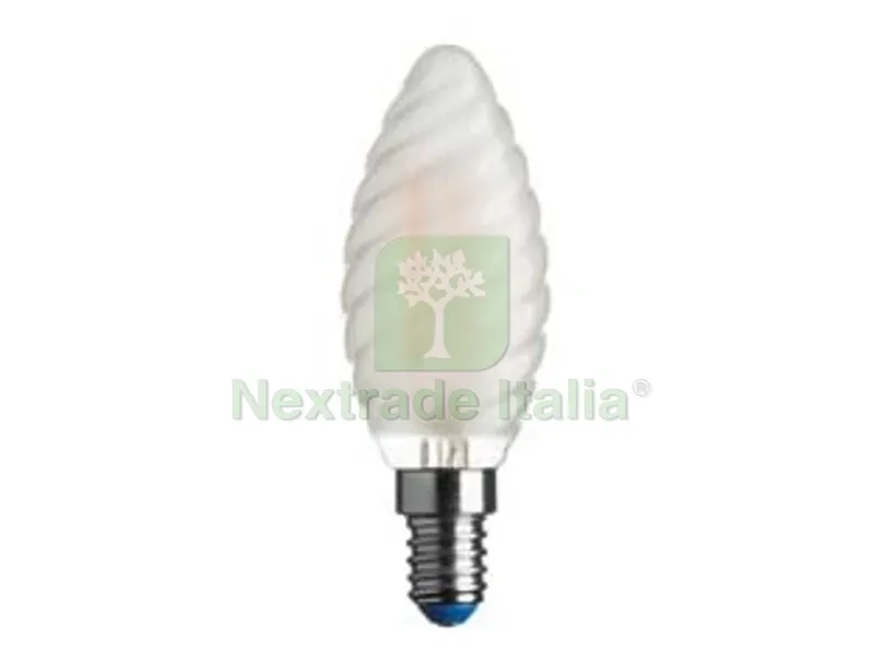 5BLISTER Lampada Filo LED Tortiglione Stick Satinata E14 - 4.5w - 2700?K calda - 470 lm - 35x97h — Illuminazione — rif. FERX.FER338509 5BLISTER Lampada Filo LED Tortiglione Stick Satinata E14 - 4.5w - 2700?K calda - 470 lm - 35x97h — Illuminazione — rif. FERX.FER338509