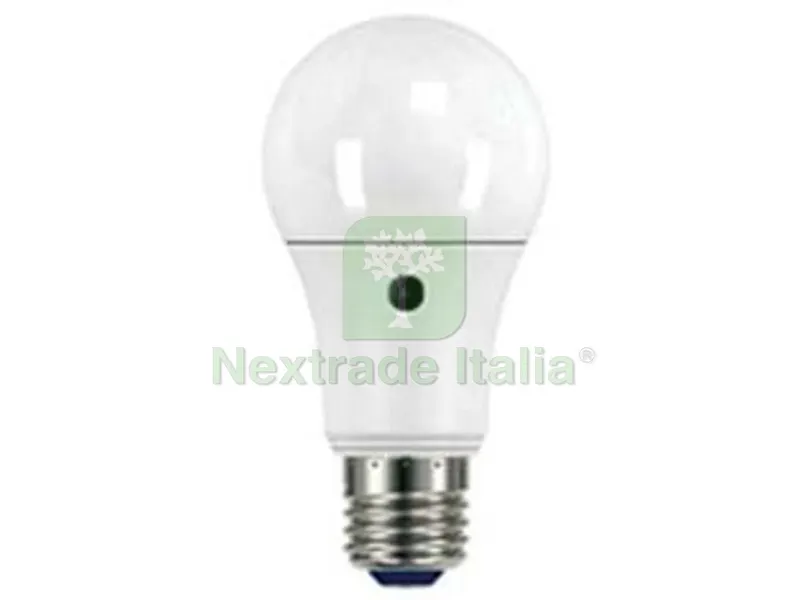 2BLISTER Lampada LED Goccia Opale con Sensore Crepuscolare E27 - 10w - 4000?K naturale - 1060 lm - 60x120h — Illuminazione — rif. FERX.FER338554