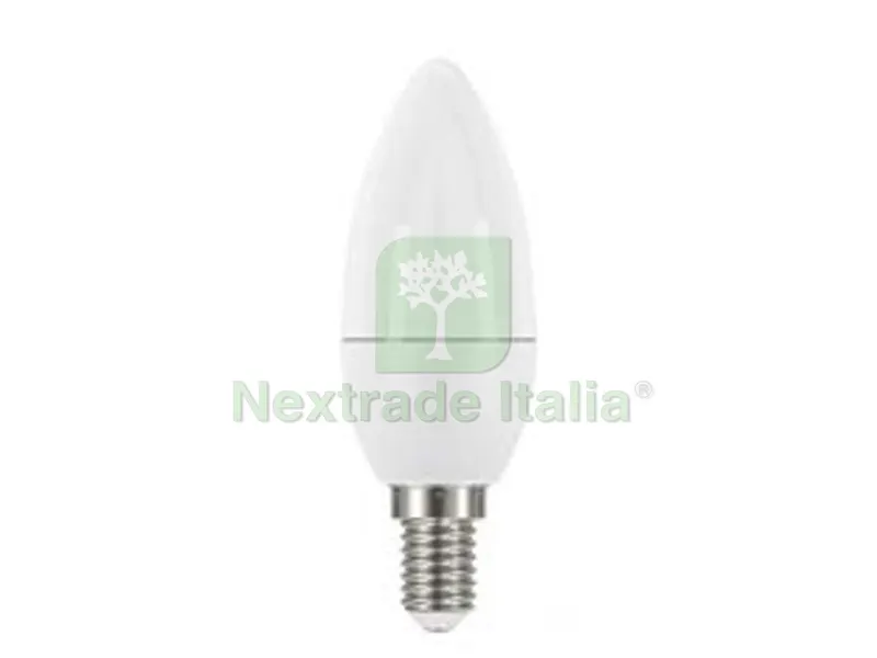 10PZ LAMPADA LED OLIVA OPALE E14 - 5.4w - 2700?K calda - 470 lm - 280? - 35x105h — Illuminazione — rif. FERX.FER264259