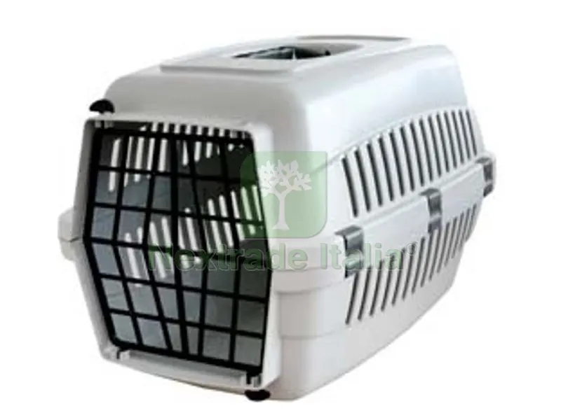 TRASPORTINO IN PLASTICA PER CANI E GATTI - cm.46x30x30 — Gatti — rif. FERX.FER340076