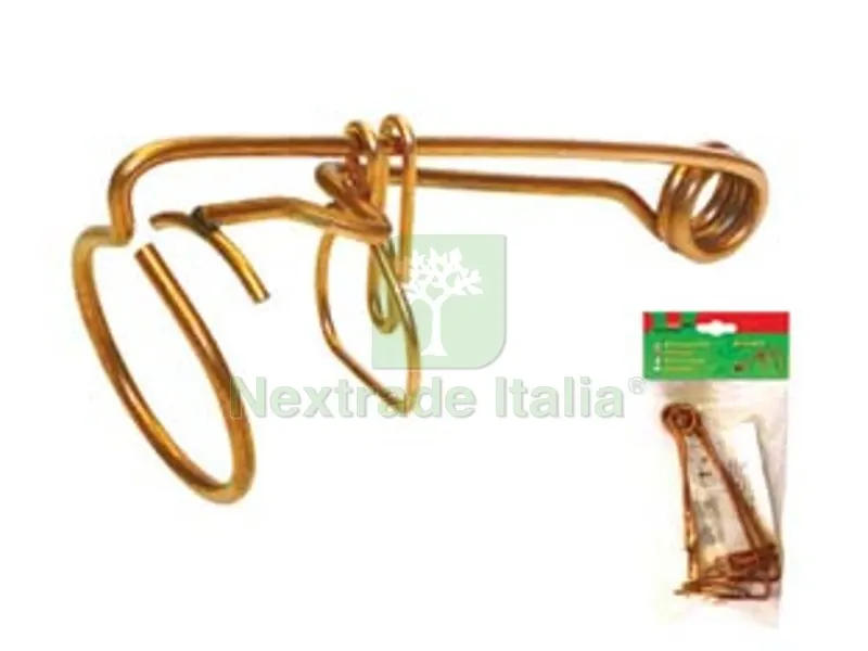 10PZ per talpe modello bavarese in rame — Protezione piante e sementi — rif. FERX.FER340113 10PZ per talpe modello bavarese in rame — Protezione piante e sementi — rif. FERX.FER340113