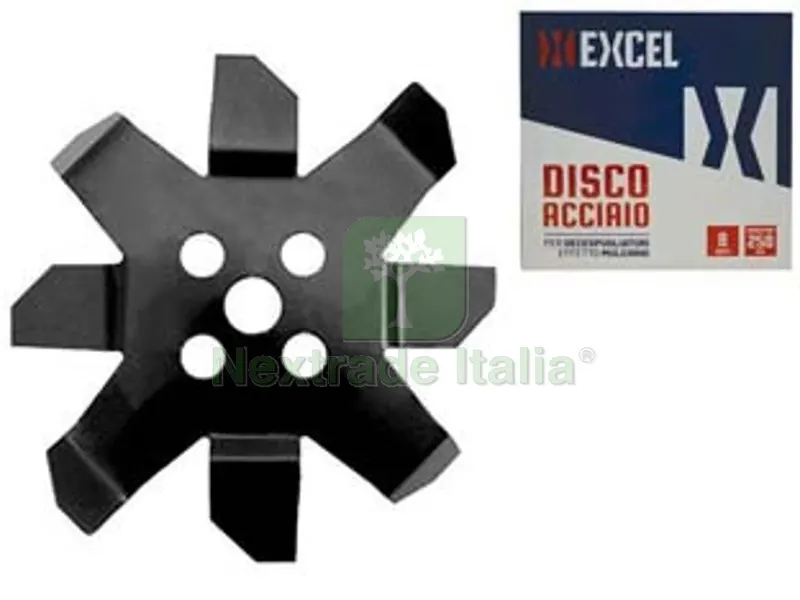 DISCO IN METALLO PER DECESPUGLIATORE A 8 DENTI EFFETTO MULCHING — Attrezzi da giardino a motore — rif. FERX.FER340373 DISCO IN METALLO PER DECESPUGLIATORE A 8 DENTI EFFETTO MULCHING — Attrezzi da giardino a motore — rif. FERX.FER340373