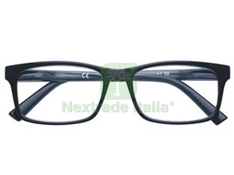OCCHIALE LETTURA MONTATURA POLCARBONATO NERO B20 - diottrie +2,0 - 31Z-B20-BLK200 — Occhiali da lettura e protezione — rif. FERX.FER325837