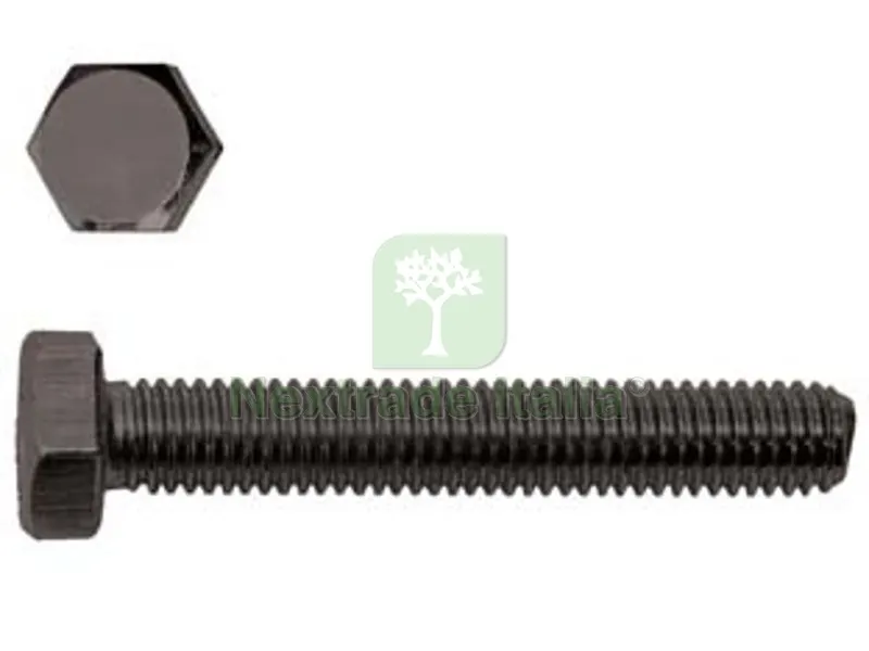 200PZ VITI PER METALLO 8.8 TESTA ESAGONALE INTERAMENTE FILETTATE ? mm.8x25 interamente filettata senza dado, filettatura MA metrica ISO passo grosso alta resistenza, in acciaio brunito Classe — Viti — rif. FERX.FER341714 200PZ VITI PER METALLO 8.8 TESTA ESAGONALE INTERAMENTE FILETTATE ? mm.8x25 interamente filettata senza dado, filettatura MA metrica ISO passo grosso alta resistenza, in acciaio brunito Classe — Viti — rif. FERX.FER341714