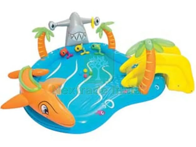 piscina con giochi gonfiabile "sea life" +2 anni - cm.280x257x87 - peso kg.5,900 (art.53067) — Gonfiabili e galleggianti — rif. FERX.FER341820 piscina con giochi gonfiabile "sea life" +2 anni - cm.280x257x87 - peso kg.5,900 (art.53067) — Gonfiabili e galleggianti — rif. FERX.FER341820