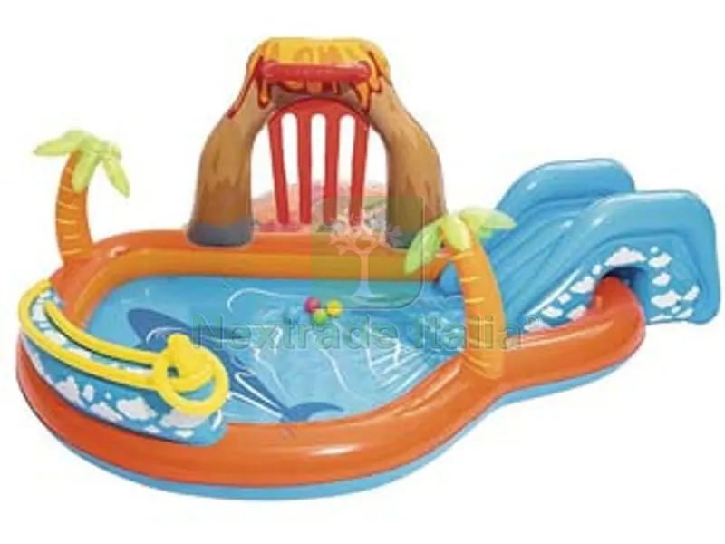 piscina con giochi gonfiabile "lava lagoon" +2 anni - cm.265x265x104 - peso kg.5,900 (art.53069) — Gonfiabili e galleggianti — rif. FERX.FER341844 piscina con giochi gonfiabile "lava lagoon" +2 anni - cm.265x265x104 - peso kg.5,900 (art.53069) — Gonfiabili e galleggianti — rif. FERX.FER341844