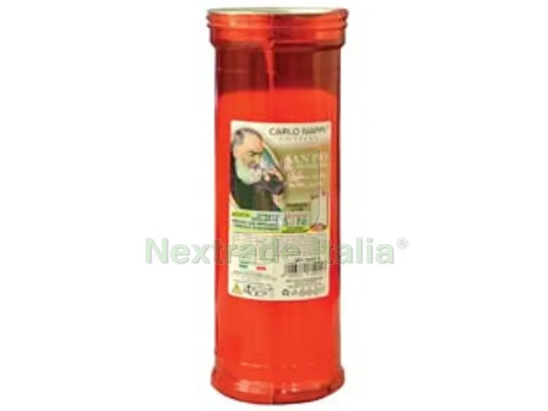 30PZ CERO VOTIVO "SAN PIO" - ? cm.6,5x21h. gr.320 durata 70 ore circa — Casalinghi e organizzazione — rif. FERX.FER342049