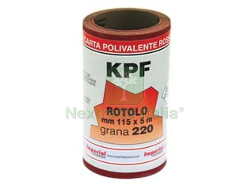 2PZ CARTA RESINATA AL CORINDONE CON SUPPORTO LATTICE KPF IN MINIROLL - grana 40 — Reti ornamentali e da giardino — rif. FERX.FER342254
