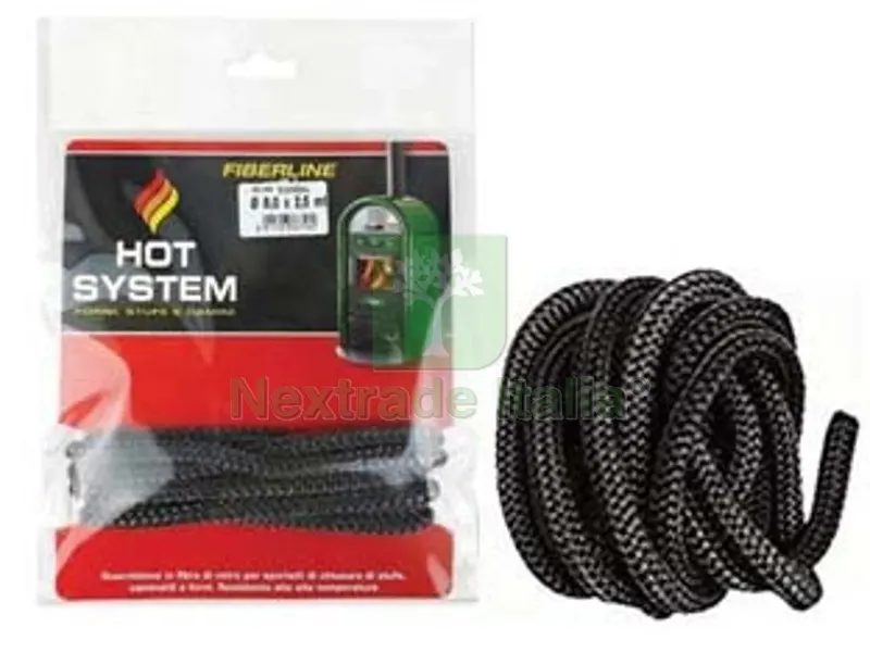 6PZ Fiberline Guarnizione Tonda per Alte Temperature - mm.6x2,5 mt. — Guarnizioni e tenute — rif. FERX.FER343077