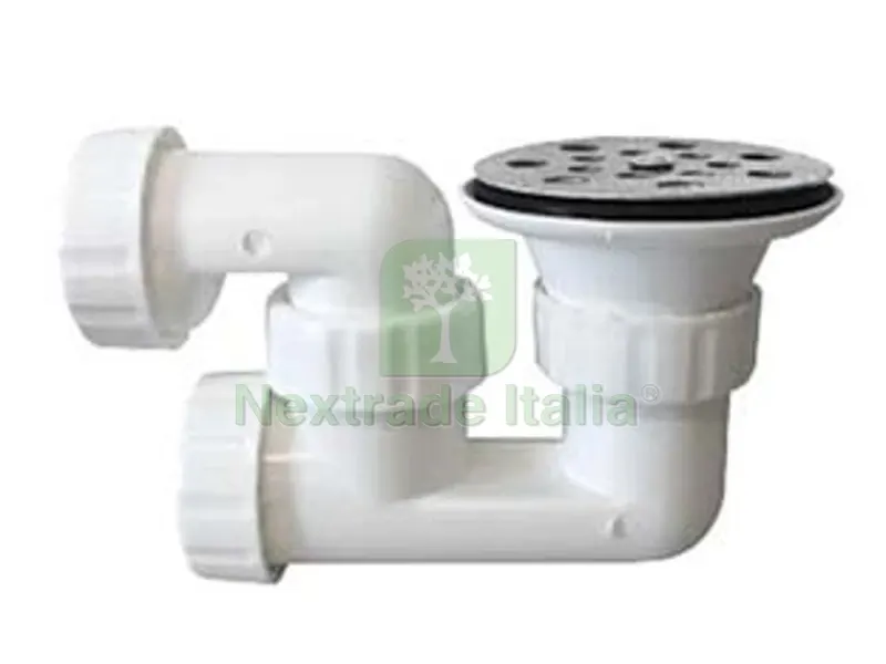 PILETTA PIATTO DOCCIA CON SIFONE E GRIGLIA CROMATA FORATA - 1"1/2 — Rubinetti e valvole — rif. FERX.FER343374 PILETTA PIATTO DOCCIA CON SIFONE E GRIGLIA CROMATA FORATA - 1"1/2 — Rubinetti e valvole — rif. FERX.FER343374