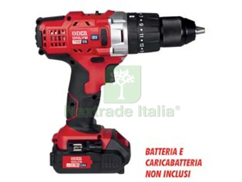 Trapano Avvitatore a Batteria 18V Percussione TRB05 ONLY1 — Trapani e avvitatori — rif. FERX.FER343640 Trapano Avvitatore a Batteria 18V Percussione TRB05 ONLY1 — Trapani e avvitatori — rif. FERX.FER343640
