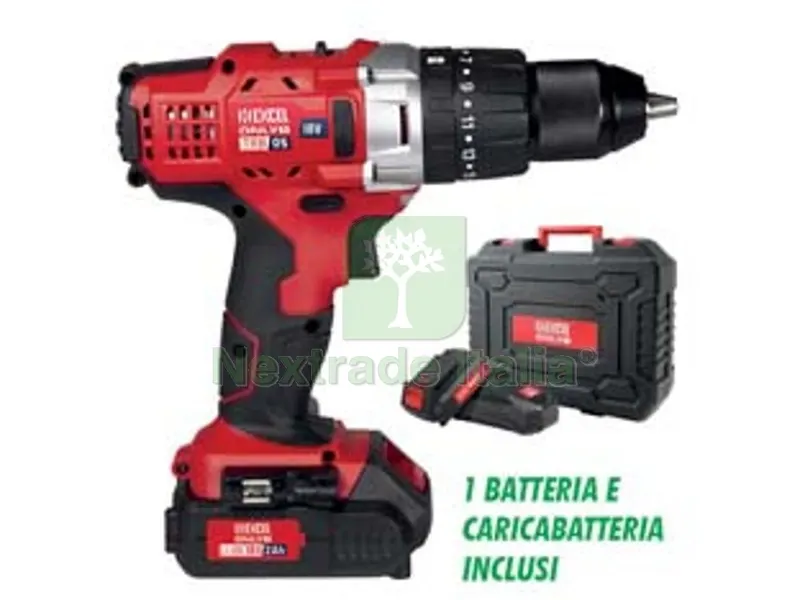 trapano avvitatore a litio 18v 2ah percussione trb05 only1 — Trapani e avvitatori — rif. FERX.FER343664 trapano avvitatore a litio 18v 2ah percussione trb05 only1 — Trapani e avvitatori — rif. FERX.FER343664