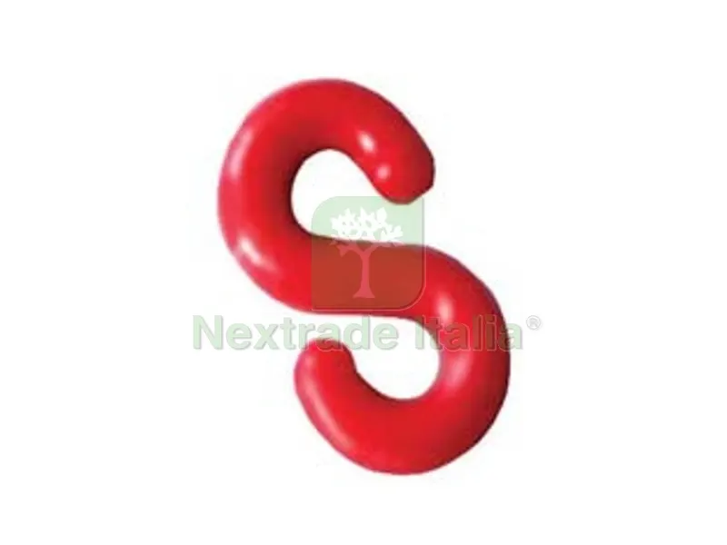 25PZ Gancio a "S" per Catena in Plastica - ? mm.8 conf.25 pz. — Casalinghi e organizzazione — rif. FERX.FER344142