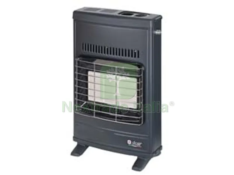 STUFA INFRAROSSI A GAS METANO VENTILATA 4200W GRIGIA - misure cm.42,5x15x64h. peso kg.7,6 - ECO42T — Tubi e raccordi — rif. FERX.FER344463