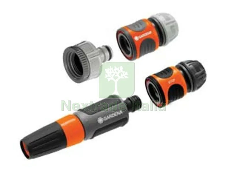 Set Completo per Collegare il Tubo da Giardino al Rubinetto - in blister (18296-20) — Irrigazione — rif. FERX.FER345521 Set Completo per Collegare il Tubo da Giardino al Rubinetto - in blister (18296-20) — Irrigazione — rif. FERX.FER345521
