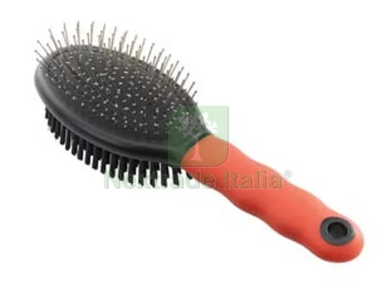 3PZ Spazzola Combinata GRO 5928 per Cani con Ogni Tipo di Pelo - cm.23x6,7x5,5h. — Cani — rif. FERX.FER345996 3PZ Spazzola Combinata GRO 5928 per Cani con Ogni Tipo di Pelo - cm.23x6,7x5,5h. — Cani — rif. FERX.FER345996
