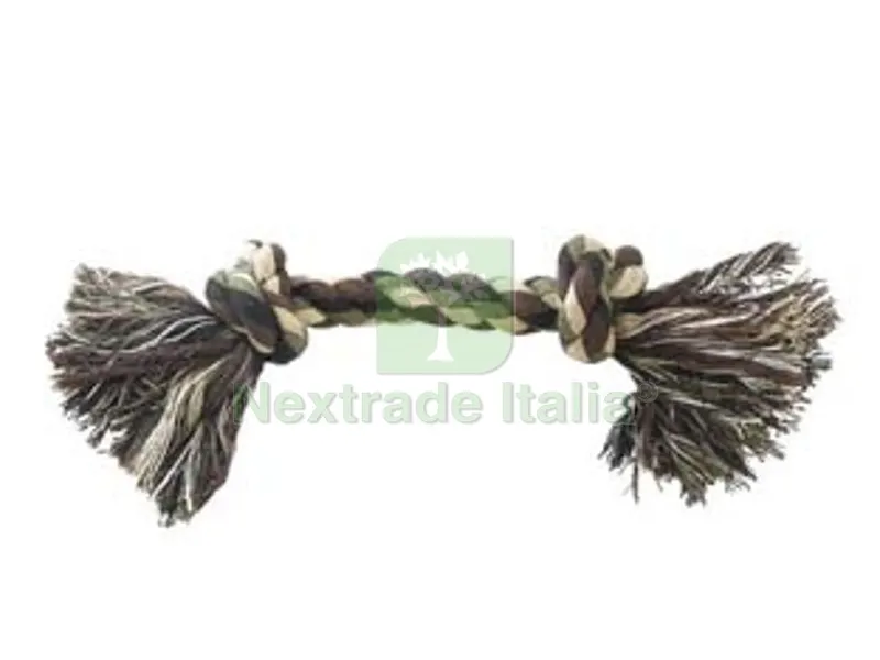 6BLISTER Corda Dentale per Cani PA 6520 in Cotone Annodato e Intrecciato — Cani — rif. FERX.FER346078 6BLISTER Corda Dentale per Cani PA 6520 in Cotone Annodato e Intrecciato — Cani — rif. FERX.FER346078