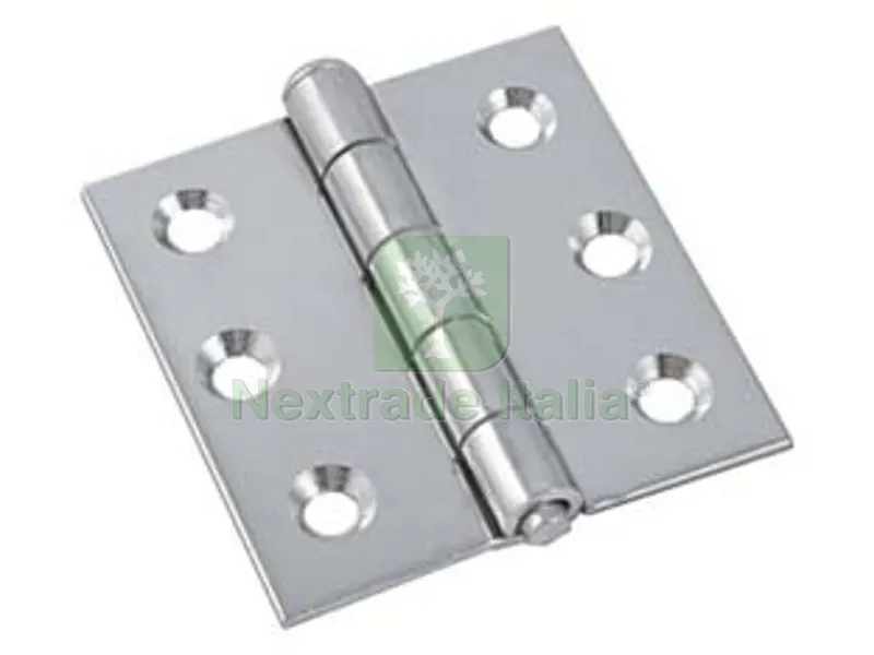 24PZ Cerniere in Acciaio Inox Perno Sfilabile Extrapesanti - mm.65x65x2,0 — Cerniere e cardini — rif. FERX.FER346320