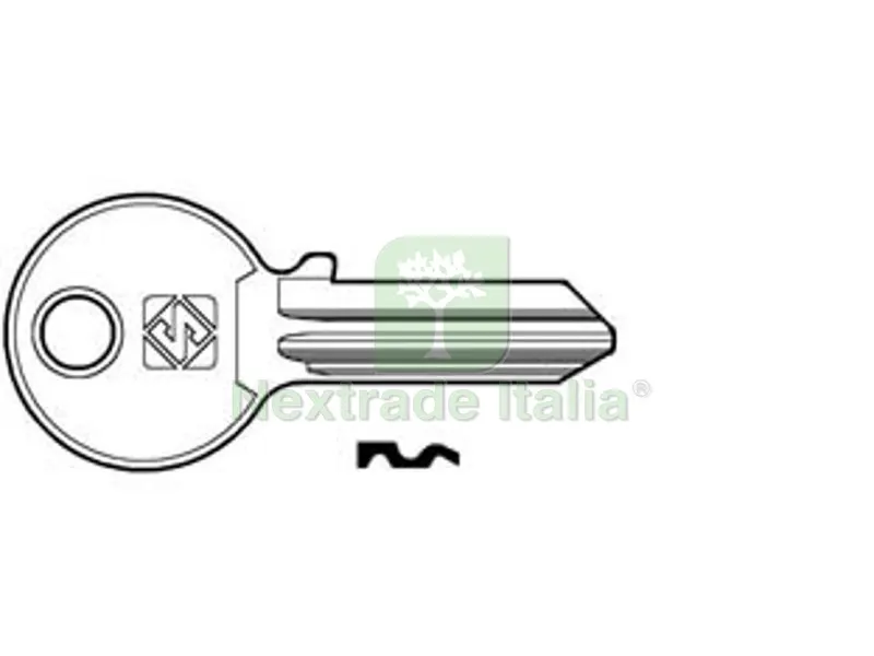 10PZ Chiavi per Cilindri FF 4 Spine Grandi FF2 - FF2 DX — Serrature e cilindri — rif. FERX.FER347747