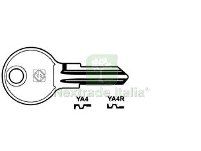 10PZ Chiavi per Cilindri Yale 5 Spine Piccole - YA4R SX — Serrature e cilindri — rif. FERX.FER369053 10PZ Chiavi per Cilindri Yale 5 Spine Piccole - YA4R SX — Serrature e cilindri — rif. FERX.FER369053