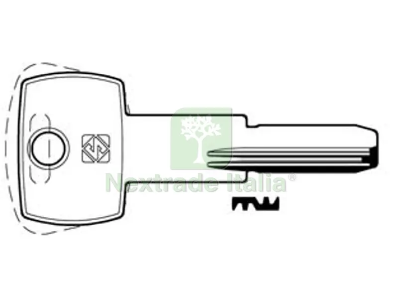 5PZ CHIAVI PUNZONATE PER CILINDRI IBFM 5 SPINE IBF3R - IBF3R — Chiavi grezze e duplicati — rif. FERX.FER348065