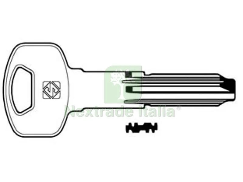 10PZ CHIAVI PUNZONATE PER CILINDRI YALE 6 SPINE YA90 - YA90 — Chiavi grezze e duplicati — rif. FERX.FER348072