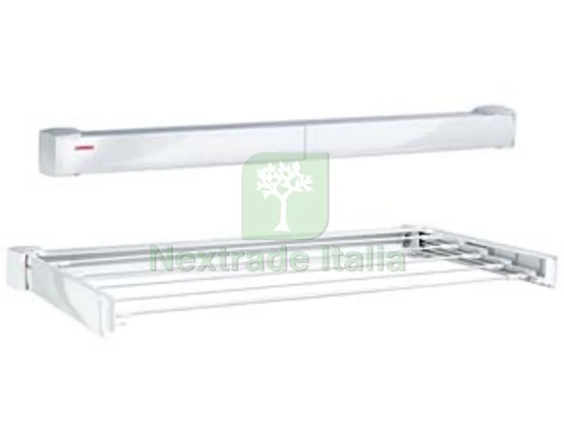 STENDIBIANCHERIA A PARETE ESTENSIBILE "TELEGANT 30" - cm.71x5x5,5h. — Stendibiancheria e bucato — rif. FERX.FER348195