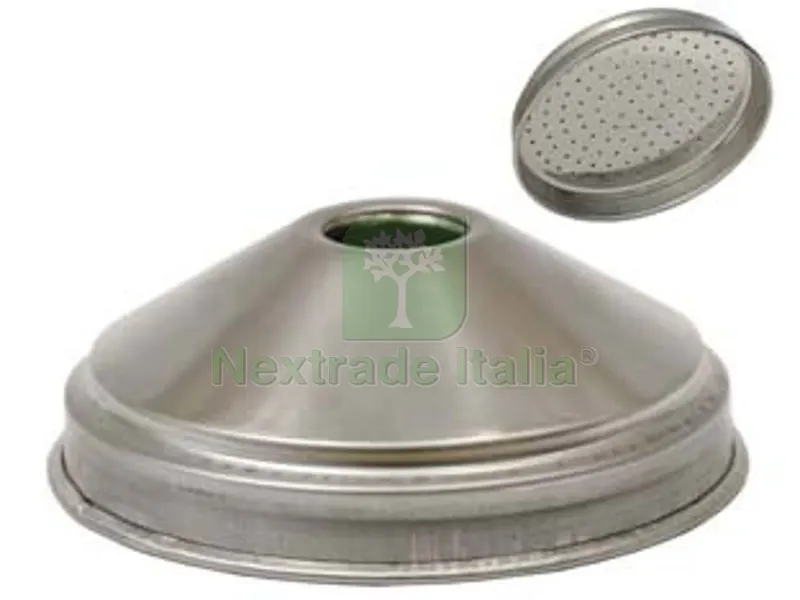 5PZ Soffione Doccia in Acciaio Inox - ? mm.100 — Rubinetti e valvole — rif. FERX.FER348478
