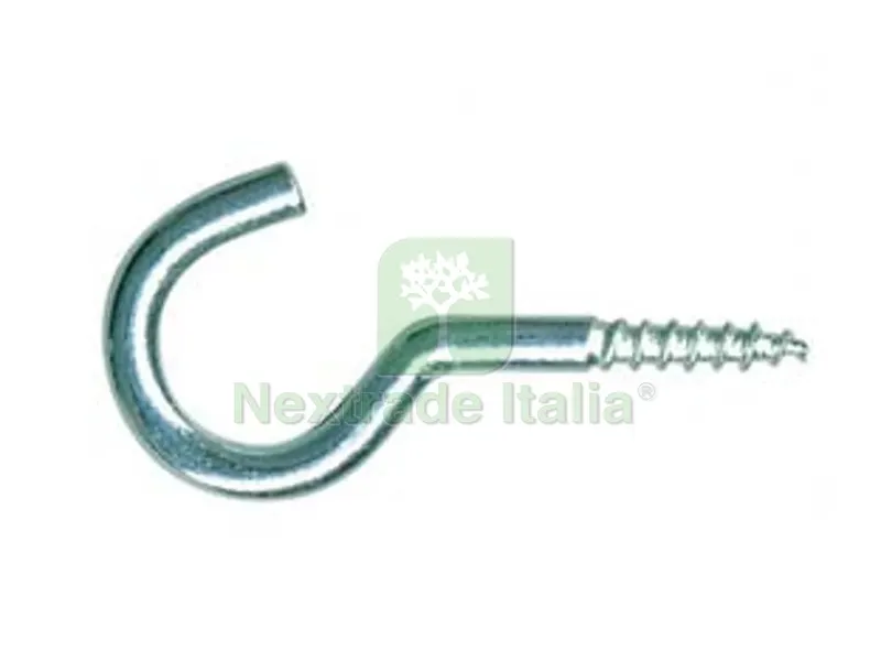 200PZ GANCI A VITE - mm.19x60 - ? mm.3,50x20 — Viti — rif. FERX.FER348584 200PZ GANCI A VITE - mm.19x60 - ? mm.3,50x20 — Viti — rif. FERX.FER348584